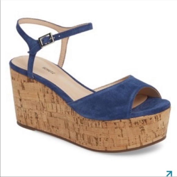 Schutz || Heloise platform wedge sandal 6.5 - Picture 1 of 10